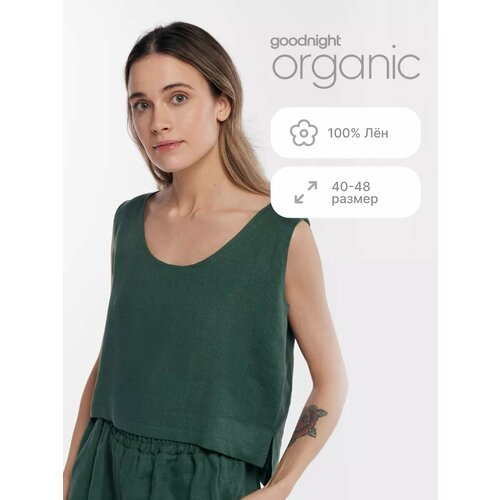 фото Футболка goodnight, размер 40-44, зеленый