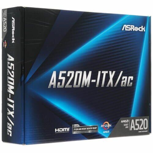 Материнская плата ASRock A520M-ITX/AC