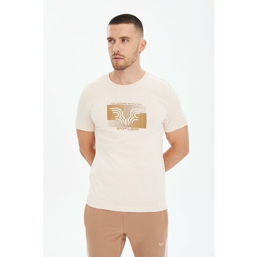 фото Футболка bilcee, размер l, бежевый