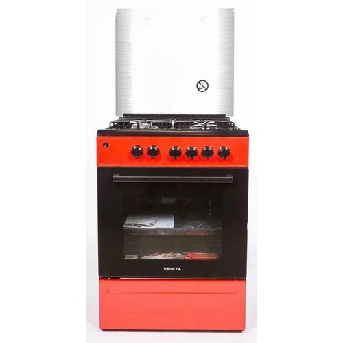Плита электро-газовая VESTA Valencia VGE 10-E red красный 2881500₽