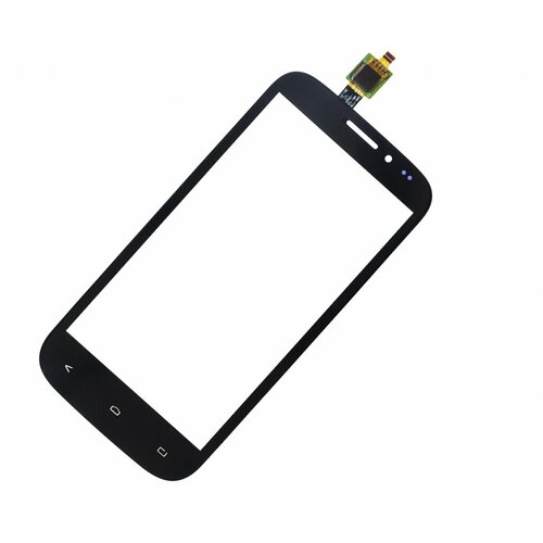 Touch screen (сенсорный экран/тачскрин) для Fly IQ4404 (Spark) Черный touch screen сенсорный экран тачскрин для fly fs528 memory plus черный