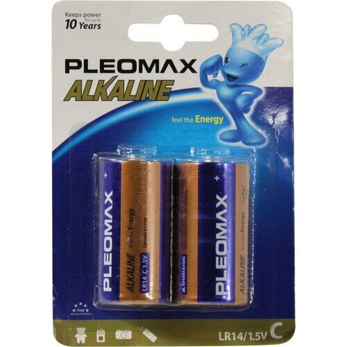 Батарейки Pleomax Alkaline LR14-2BL