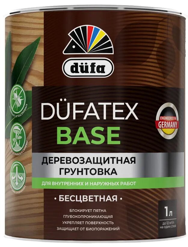 Грунтовка для древесины Dufa Tex Base 1 л