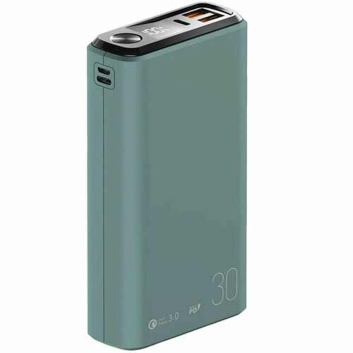 Внешний аккумулятор Olmio QS-30 30000 мАч зеленый 440000₽