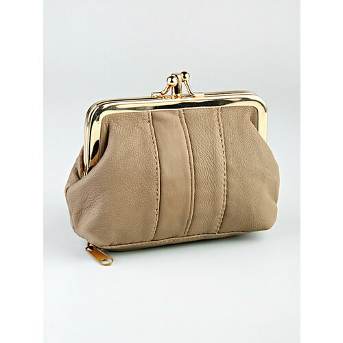 фото Кошелек "lj01-1177бежевый, фактура гладкая, бежевый babak