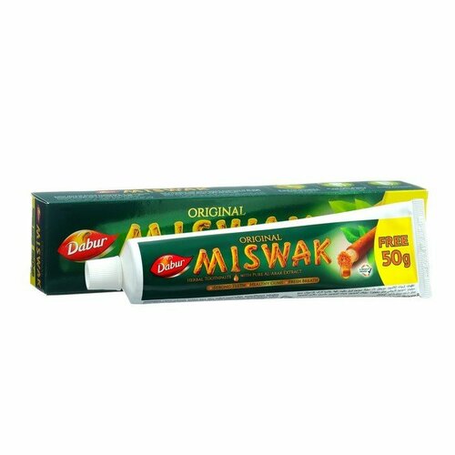 Зубная паста Dabur Miswak Herbal, 170 г (комплект из 6 шт)