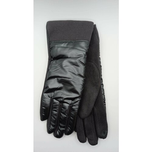 фото Перчатки , размер 7,5, серый nice fashion gloves