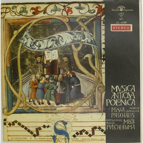 Виниловая пластинка Марцин Леополита Missa Pulcherrima виниловая пластинка w a mozart missa brevis six nottur