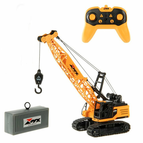 Радиоуправляемый строительный кран от Play Kingdom, со световыми и звуковыми эффектами