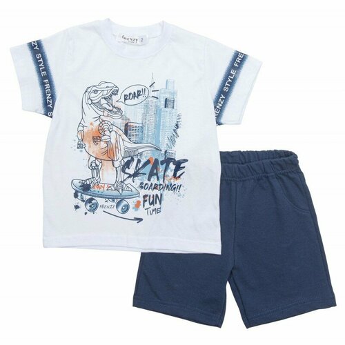 Комплект одежды Frenzy, размер 104, белый