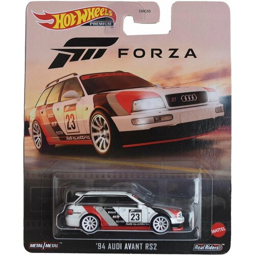 Коллекционная Premium машинка Hot Wheels '94 Audi Avant RS2 White (коллекция 2023 Replica Entertainment Series, Mix 3) hot wheels audi rs 5 coupe ауди купе 225 250 factory fresh 3 10 mattel fyb36 2019