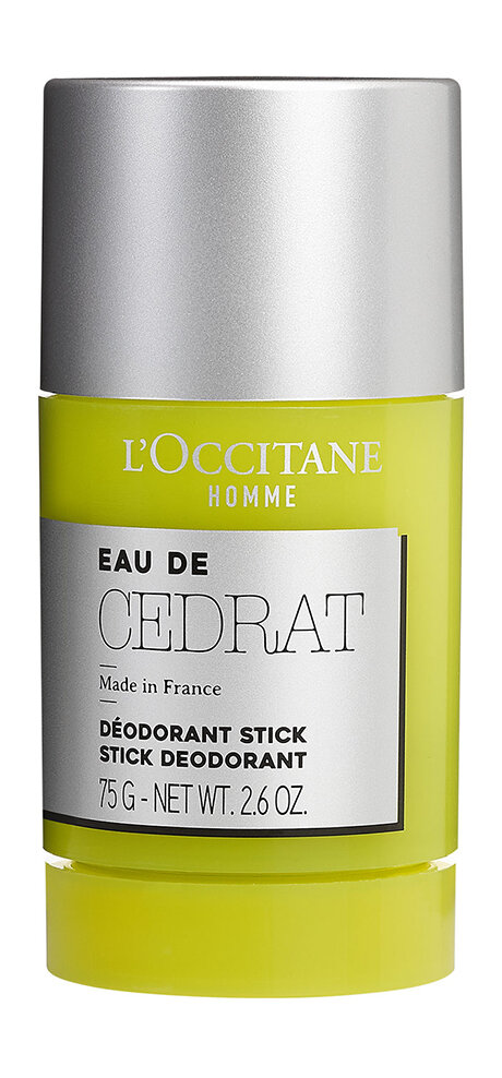 Дезодорант-стикс с ароматом цедрата L'Occitane Homme Eau De Cedrat Stick Deodorant