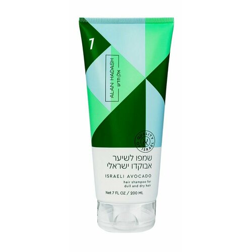 Бессульфатный шампунь для тусклых сухих и ломких волос Alan Hadash Israeli Avocado Hair Shampoo alan hadash масло israeli avocado для тусклых безжизненных ломких 50 мл