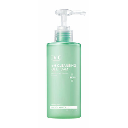 Гель пенка для умывания глубокого очищения с нейтральным pH Dr G pH Cleansing Gel Foam