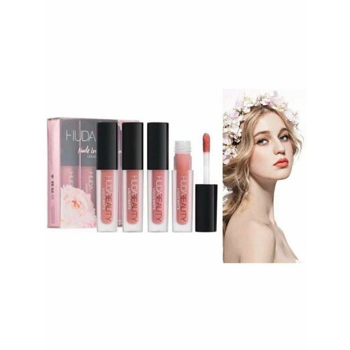 Набор мини-помад Нuda Beauty Love Collection 4 шт 250₽