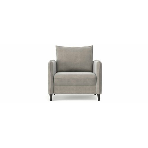 Кресло-кровать раскладное PUSHE Фьорд Smart 70, велюр, светло-серый