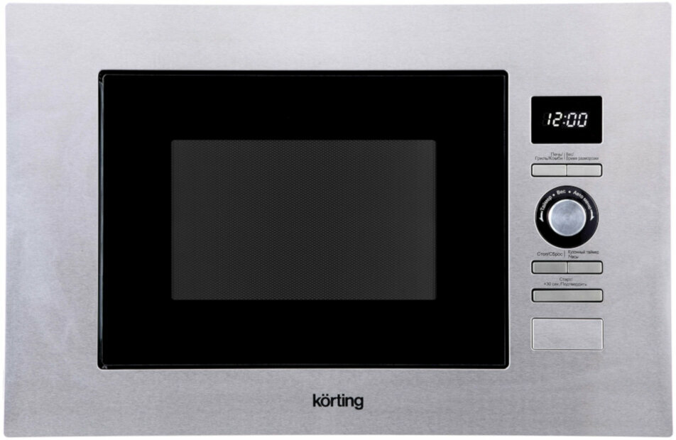 Встраиваемая микроволновая печь KORTING KMI 720 X, официальная гарантия