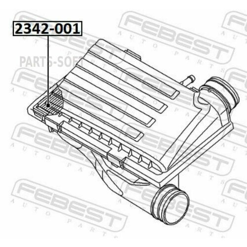 FEBEST 2342001 Фильтр воздушный