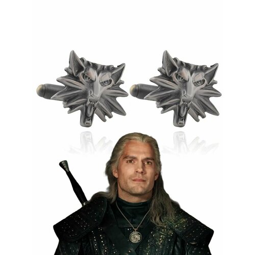 Запонки GameМерч, серебряный