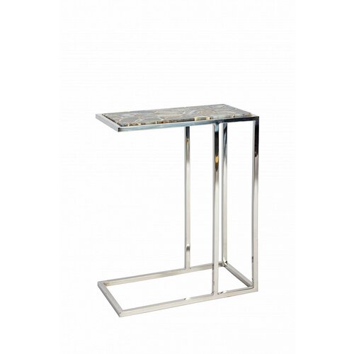 Кофейный столик Square Agate Silver S