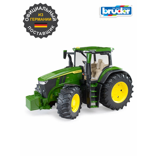 Брудер, Трактор John Deere 7R 350, Bruder трактор bruder john deere 7r 350 прицеп 4 бревна 03 154