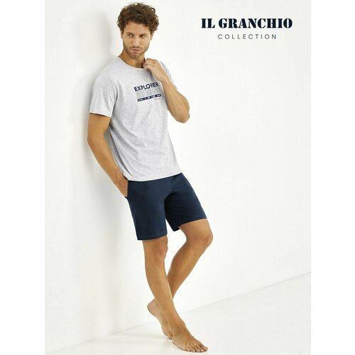 Пижама Il Granchio, размер M, серый