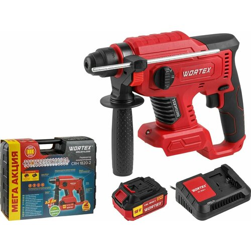 Перфоратор аккумуляторный WORTEX CRH 1820-2 ALL1 0329283 21471₽