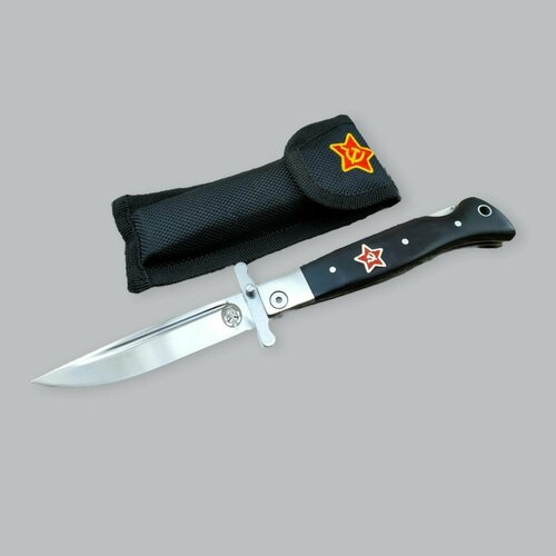 фото Складной нож финка нквд со звездой сталь с440 нет бренда