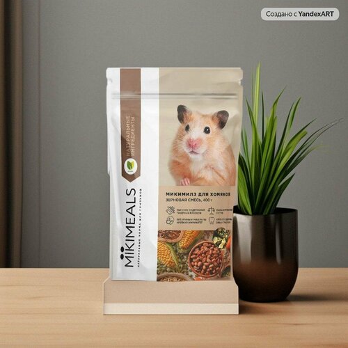 MIKIMEALS Микимилз корм для хомяков 400 гр 399₽