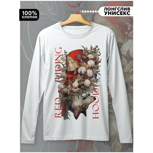 фото Лонгслив hypnotica, размер l, белый