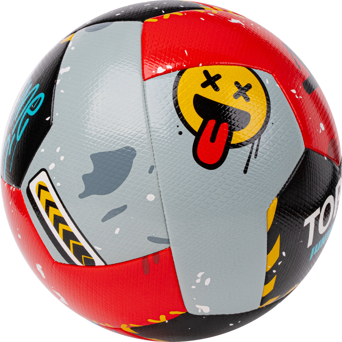 Мяч футбольный TORRES Junior-3 Super NEW гибридный, размер 3 (5-8 лет) поставляется накаченным