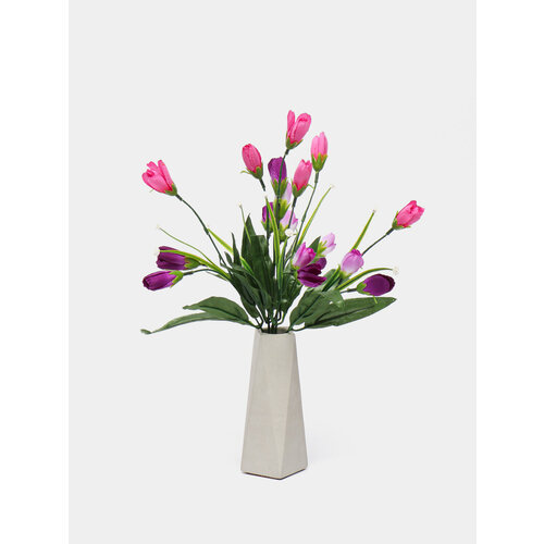 Искусственные цветы Крокусы трехцветный букет Высота 39 см D цветка 52 см 799₽