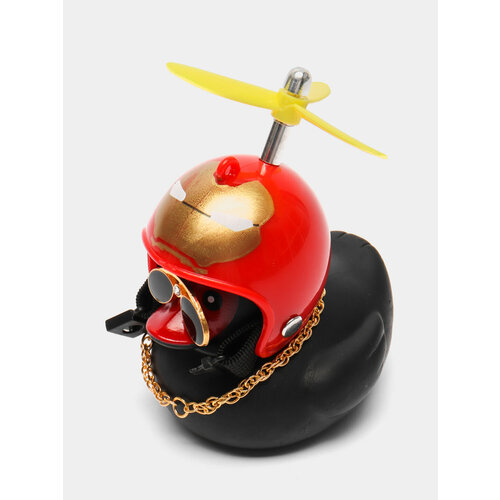 Игрушка утка в шлеме и очках с пропеллером в машину Цвет Коралловый 799₽