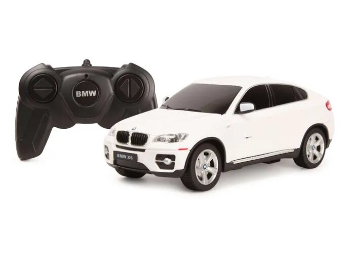 Машинка на радиоуправлении Rastar BMW X6 (арт. 31700), 1:24 (20см). Белая