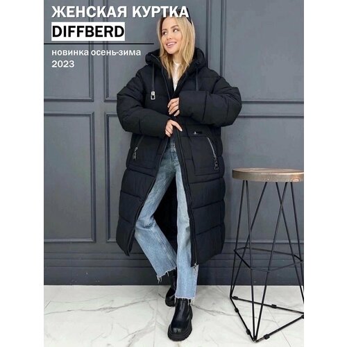 фото Куртка diffberd, размер 60, черный