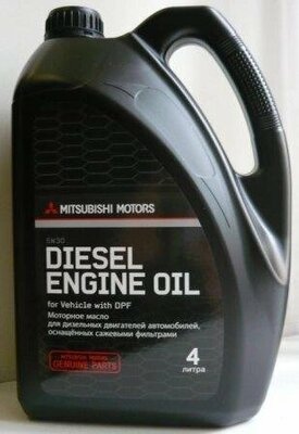 Масло моторное MITSUBISHI Diesel oil DL-1 5W-30 синтетическое 4 л MZ320759