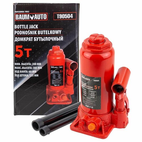 Домкрат бутылочный 5т Baum Auto BM-T90504 1750₽
