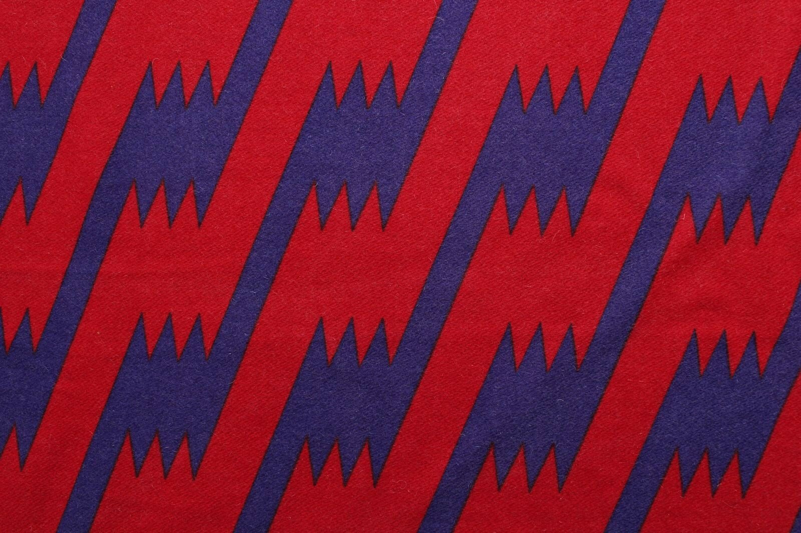 Ткань пальтовая Missoni красно-фиолетовый зиг-заг, ш138см, 0,5 м