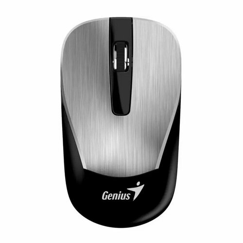 Мышь беспроводная Genius ECO-8015 silver 1200dpi USB 24 GHz аккумулятор NiMH кабель микро-USB 31030011411 133600₽