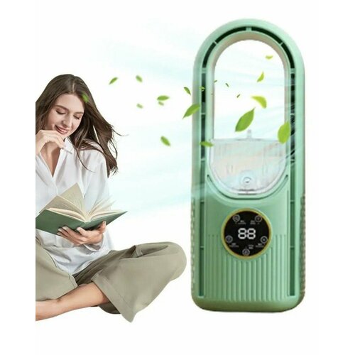 Кондиционер увлажнитель с подсветкой настольный вентилятор бесшумный 2057₽