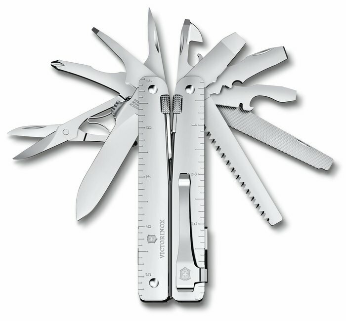 Мультитул Victorinox SwissTool X (3.0327. L), 115 мм, серебристый