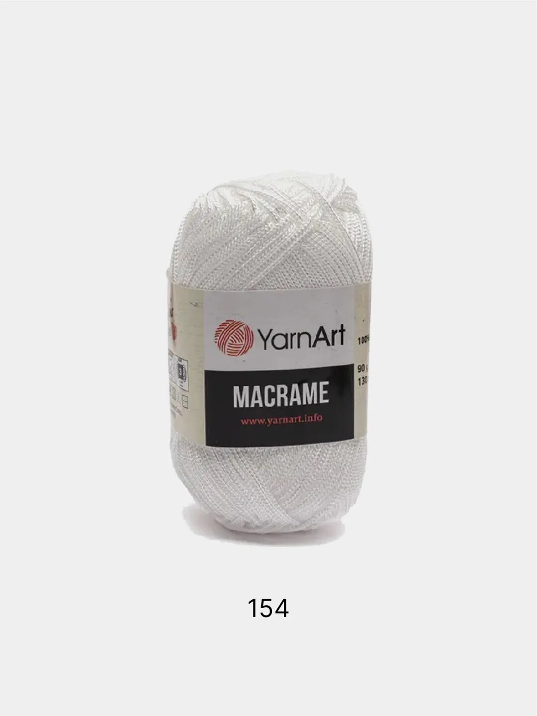 Пряжа YarnArt Macrame, Цвет: Белый