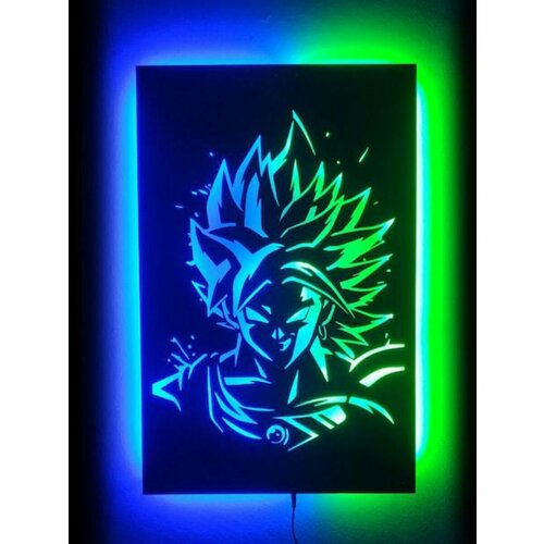 Светильник настенный ночник Гоку из Dragon Ball 2400₽