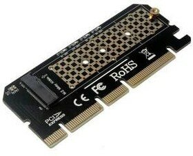 ORIENT C299E, Переходник PCI-E 16x- M.2 M-key NVMe SSD, тип 2230/2242/2260/2280 (30899)
