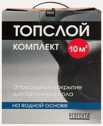 Изображение товара Перфекта Топслой комплект для устройства напольного покрытия (10кв. м) серый