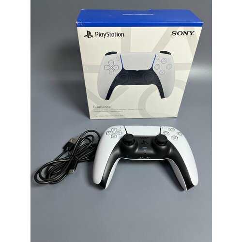 Геймпад для PlayStation 4 в корпусе Dualsense PS5 белый 260000₽