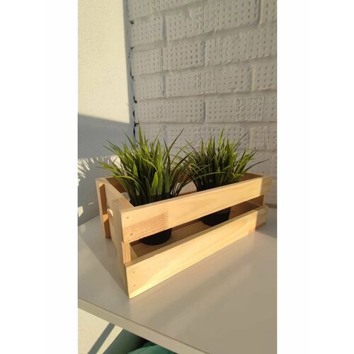 Ящик флористический деревянный 34х20х12 см