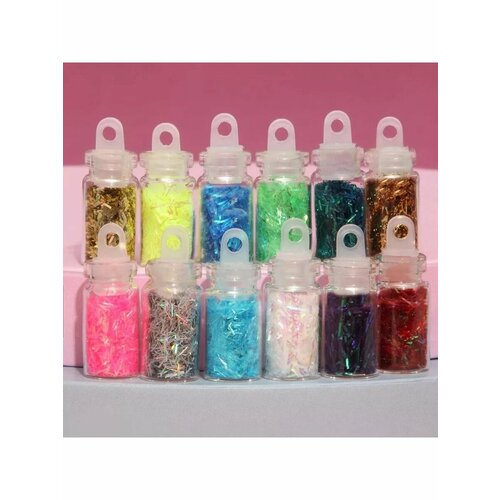 Декор для ногтей стружка для маникюра для дизайна 505₽