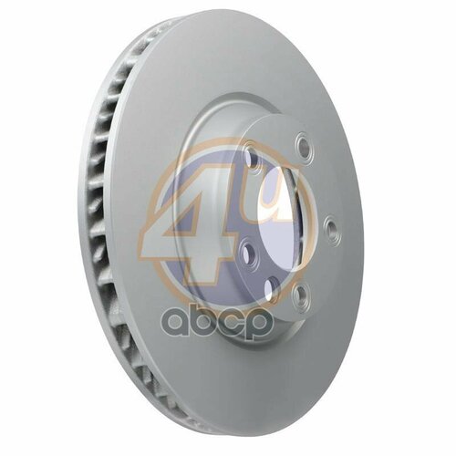 Диск Тормозной Пер Прав Audi Q7 Porsche Cayenne Vw Touareg 2002-2010 350X34 Вент С Покрытием 4U арт 4U-BD-0127 6764₽