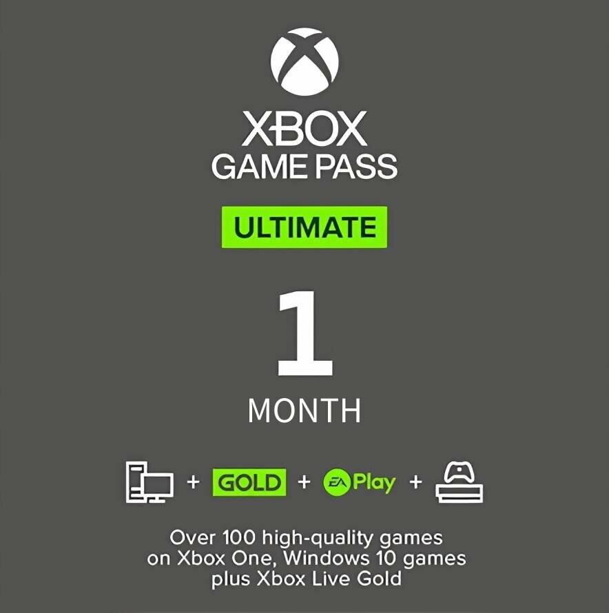 Подписка Xbox GAME PASS ULTIMATE 1 месяц